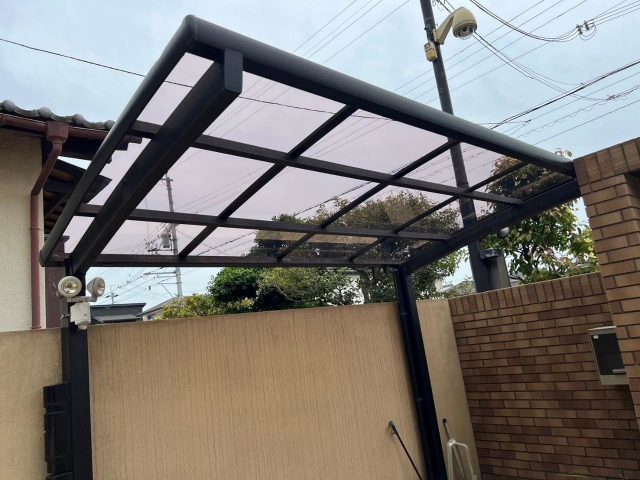 姫路市の樹脂屋根張り替え工事